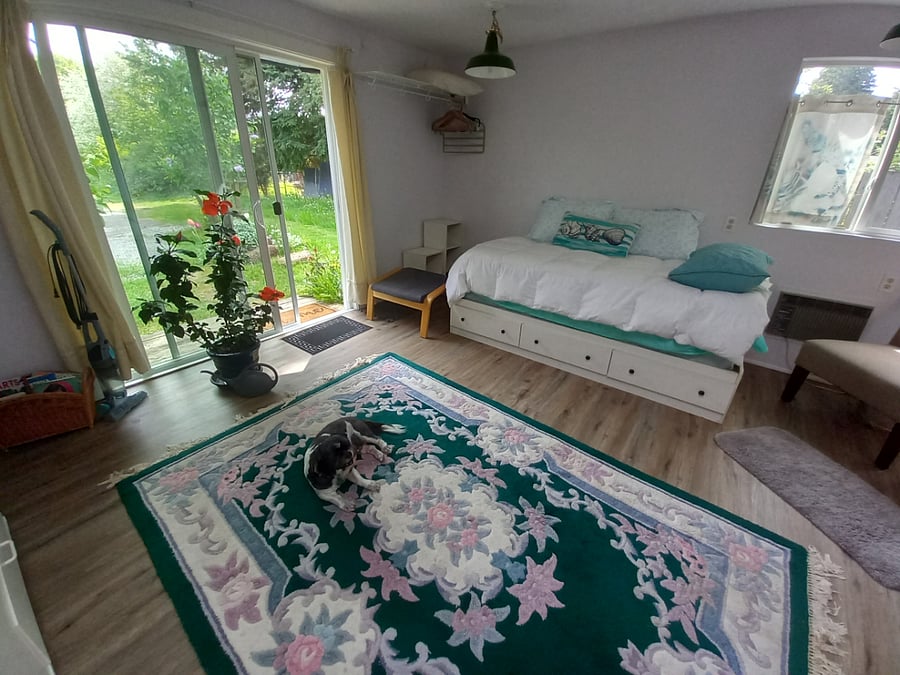 Single adult twin bed