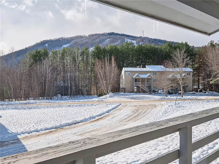 View of Mt. Abram from the balcony.