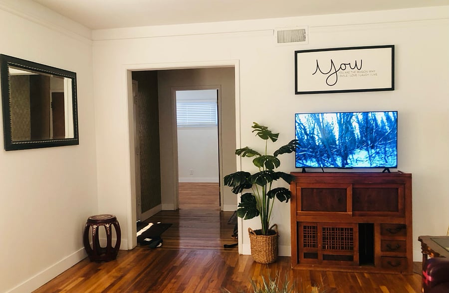 Entrance to do the living room