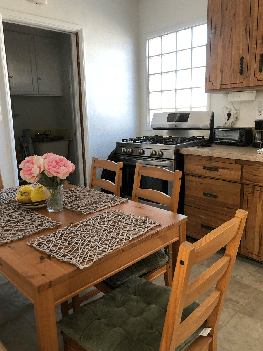Fully equipped kitchen with ample cabinet space and everything you need to prepare meals with ease.