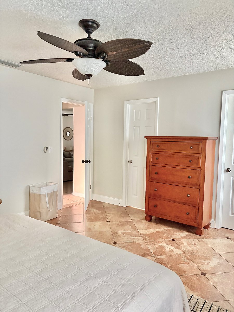 Master bedroom with a Master Bathroom.