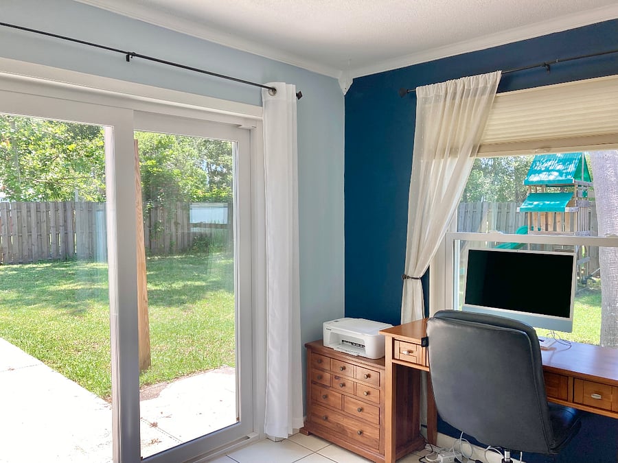 Computer and printer not including in rental.