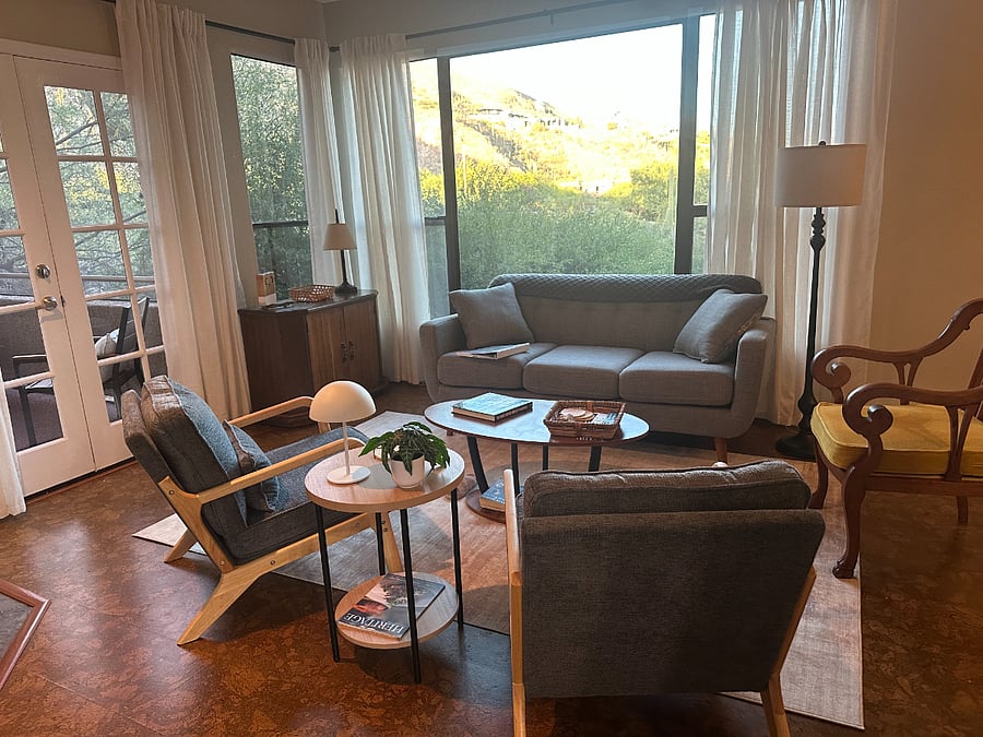 Amazing view of the mountains from the living room