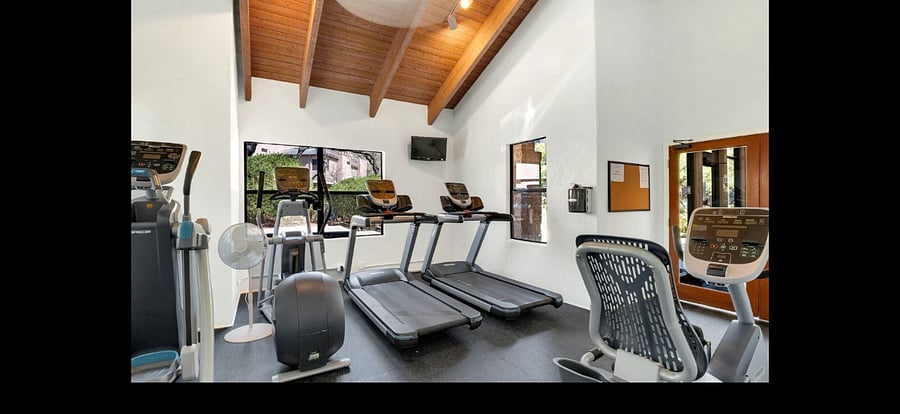 Exercise room at the clubhouse.