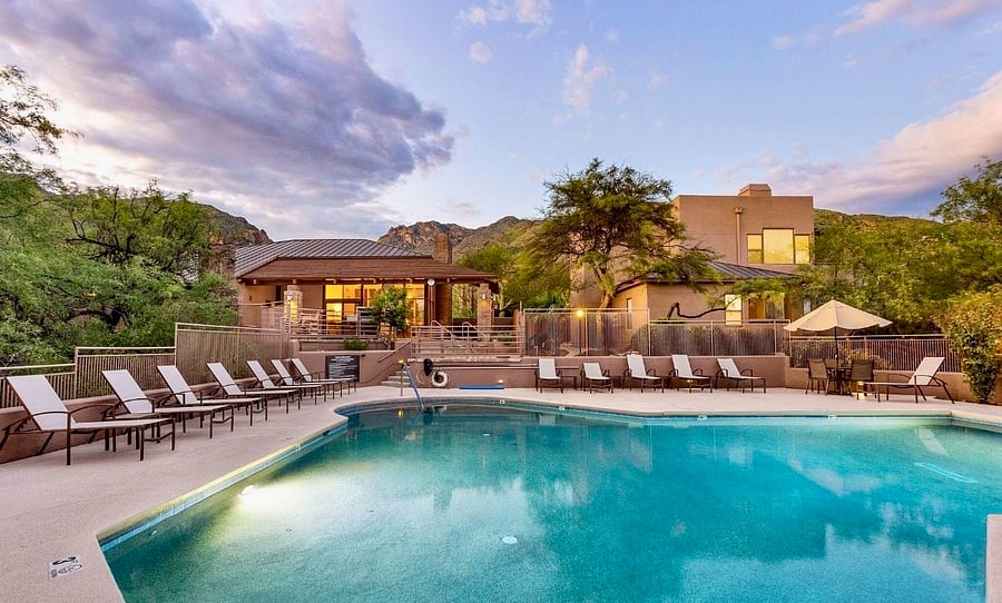 One of two pools