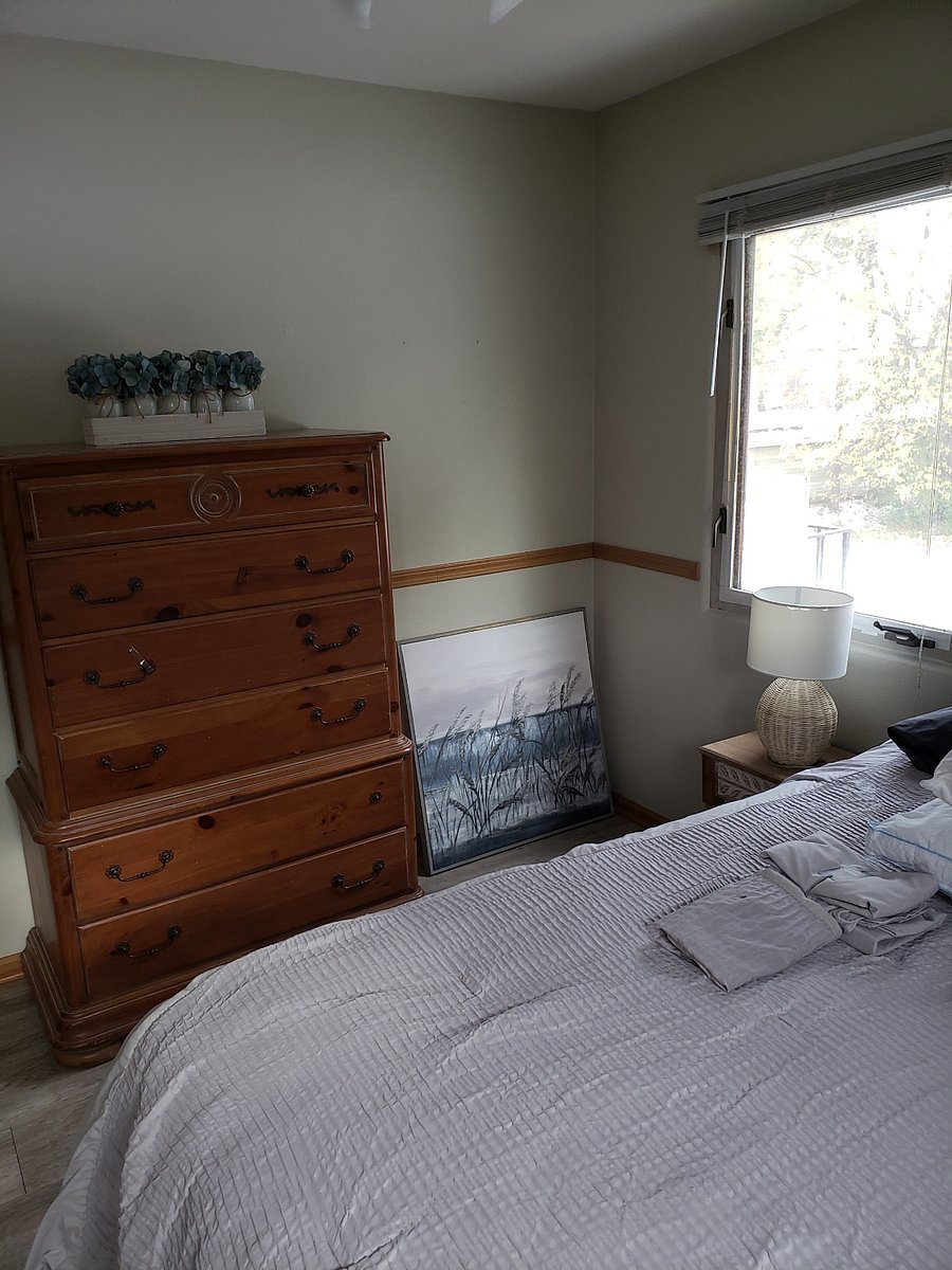 Large Dresser in Bedroom.