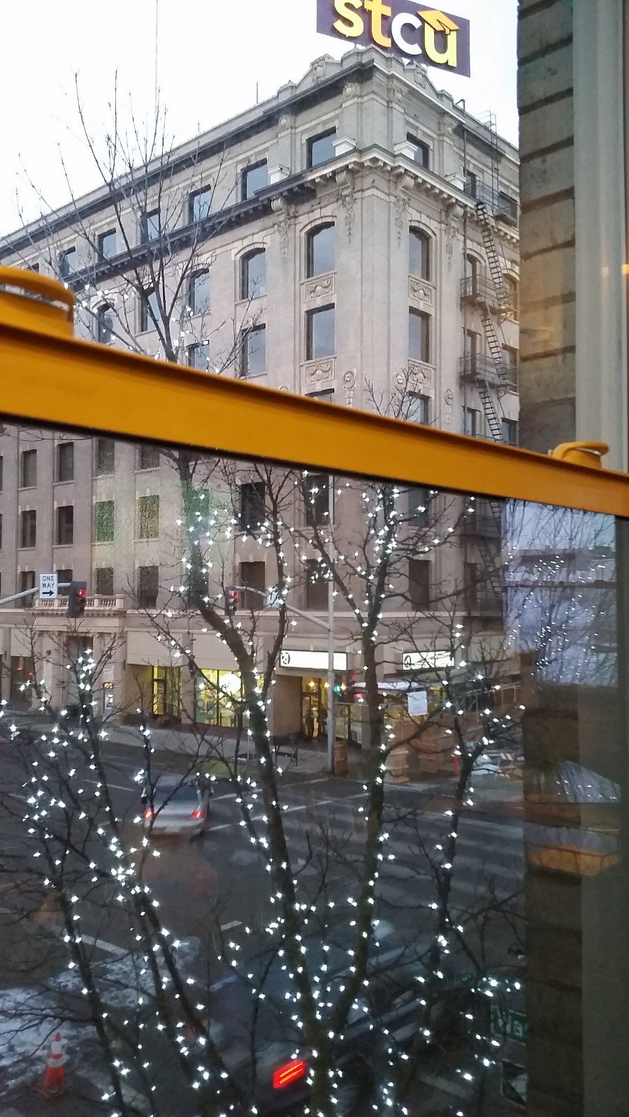 Christmas Lights outside our window