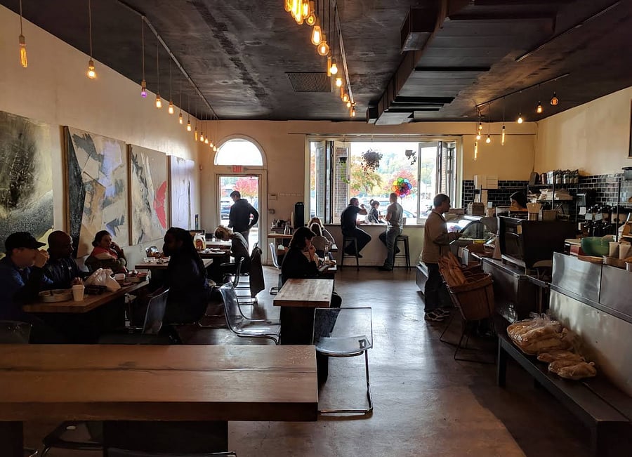 Across the community breakfast spot, farm to table