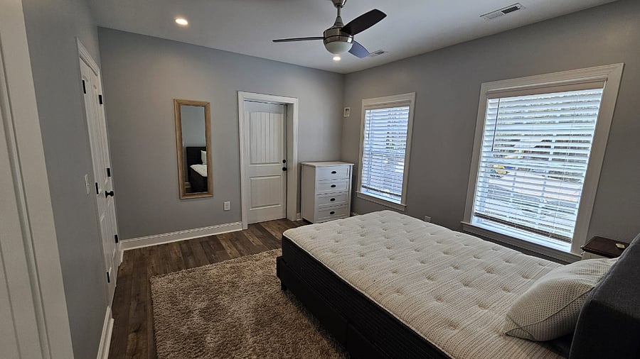 Spacious bedroom