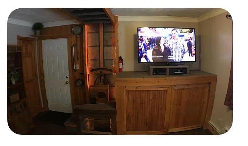 comfy Living Room with Smart TV