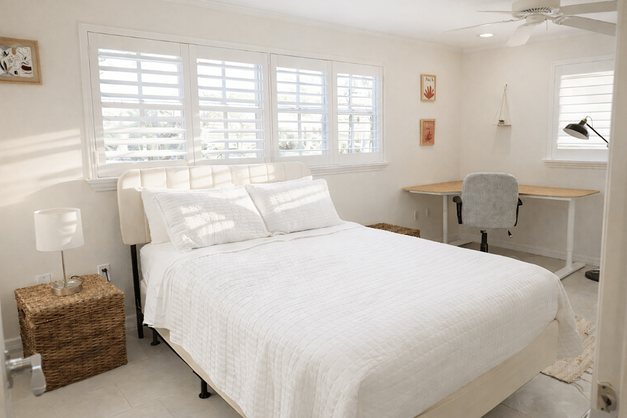 bedroom #2 with queen bed
