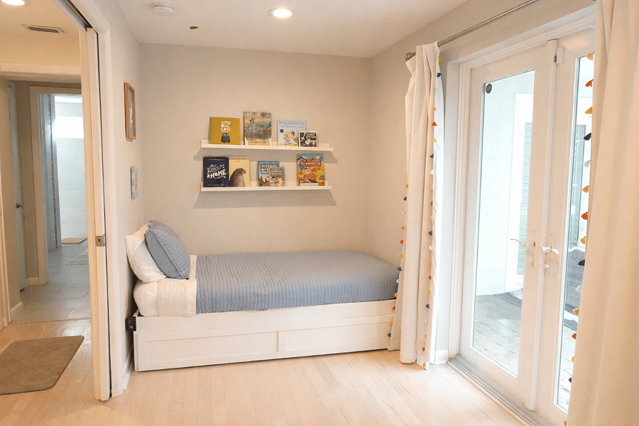bedroom #3 with twin bed and trundle (sleeps two)