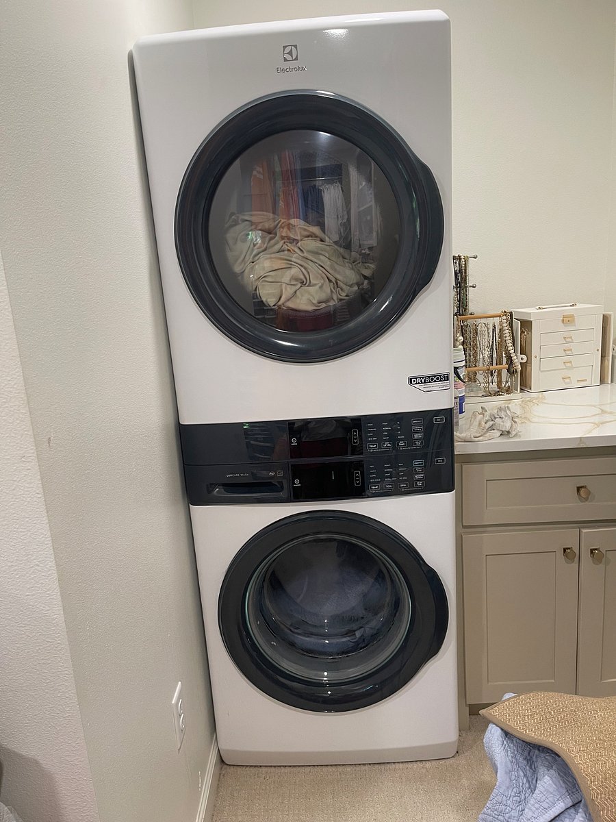 Laundry located in main closet