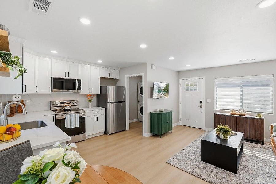 Comfortable open concept living space