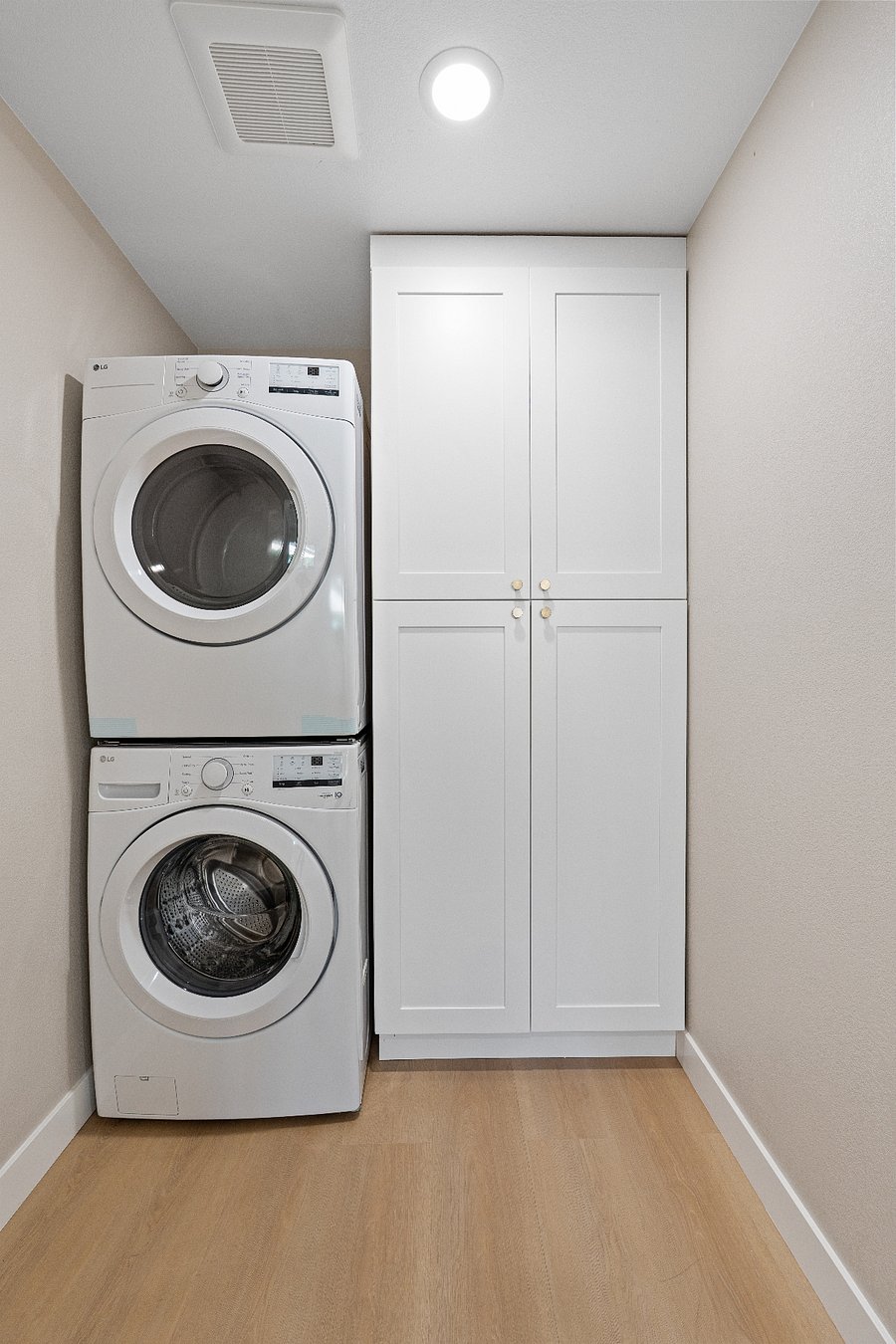 In Unit Laundry and extra storage