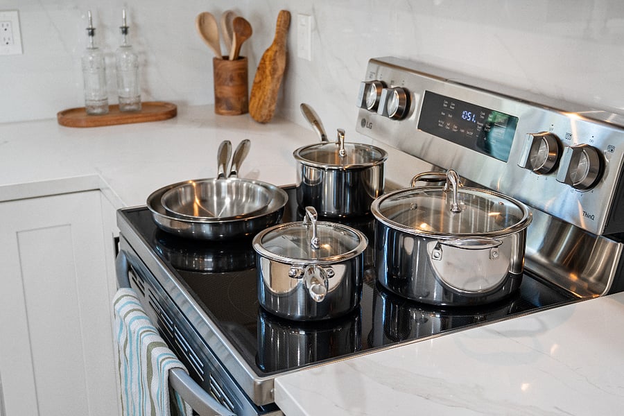 Fully stocked kitchen