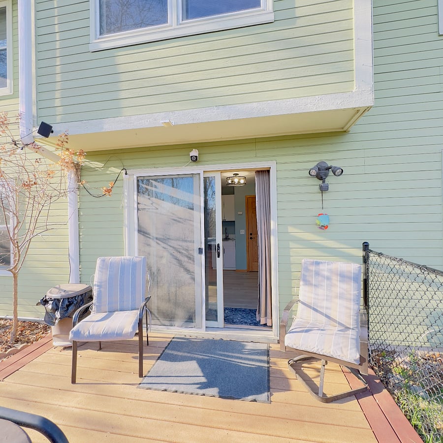 Private, keyed entrance