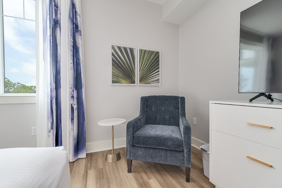 Master Seating Area & Access to Balcony