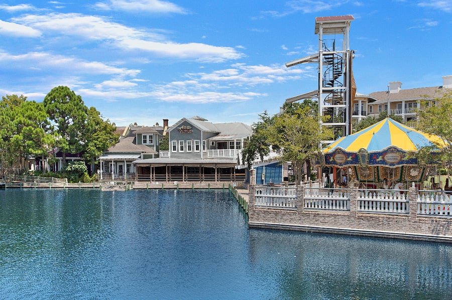 Village of Baytowne Wharf - Climbing wall, Zipline, and Kid's Activities.