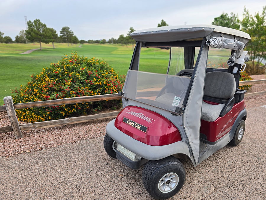 2026 cart fees paid for 18 hole course.  Also resident golf fees apply to tenant. 