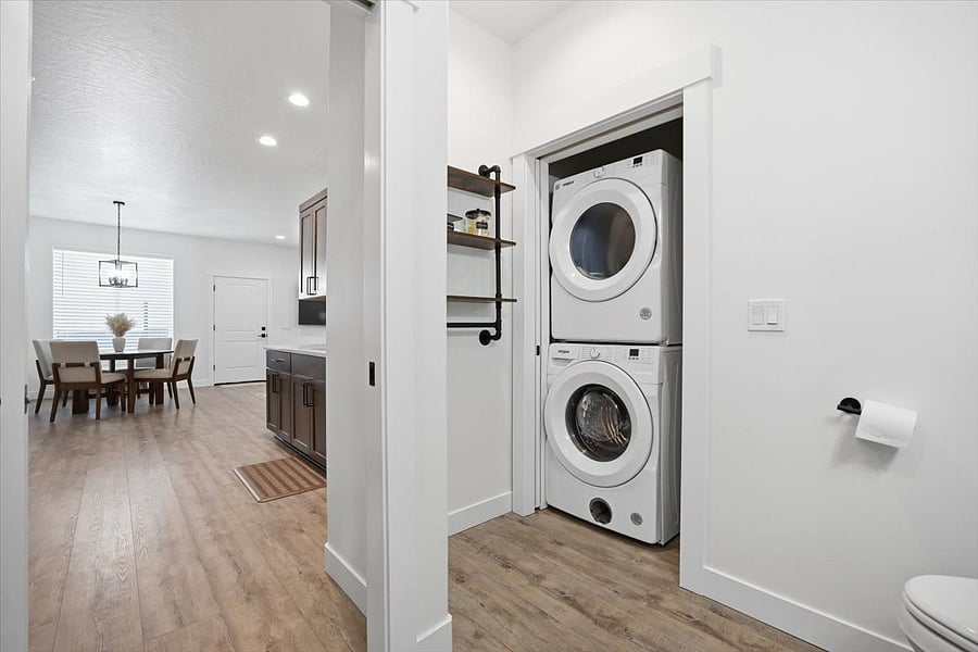 Bathroom with Laundry