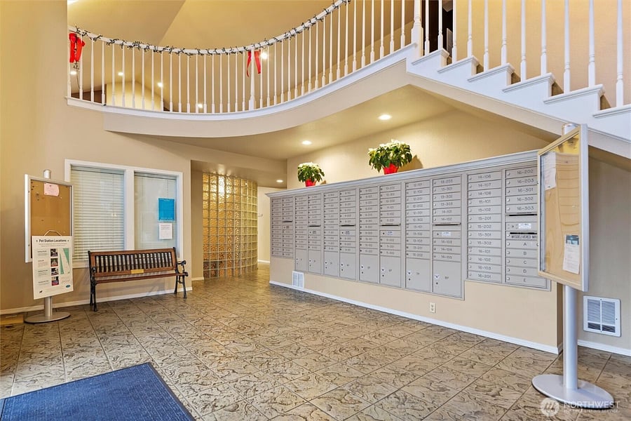 Club House lobby & mail room.