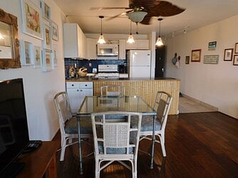 Entertain guests at dinner - and the table can be a workstation (if you MUST work while on Maui).