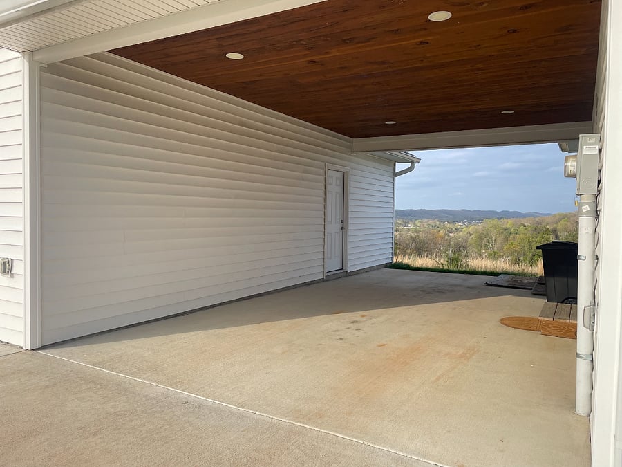 Enclosed Carport