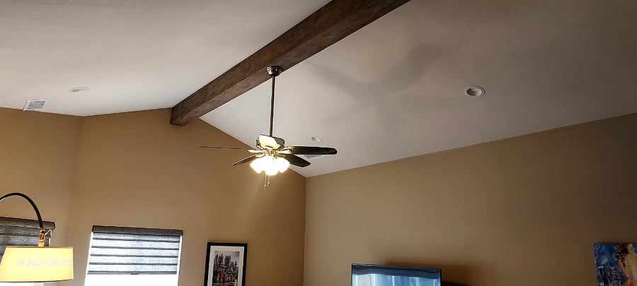 Living room / vaulted ceiling