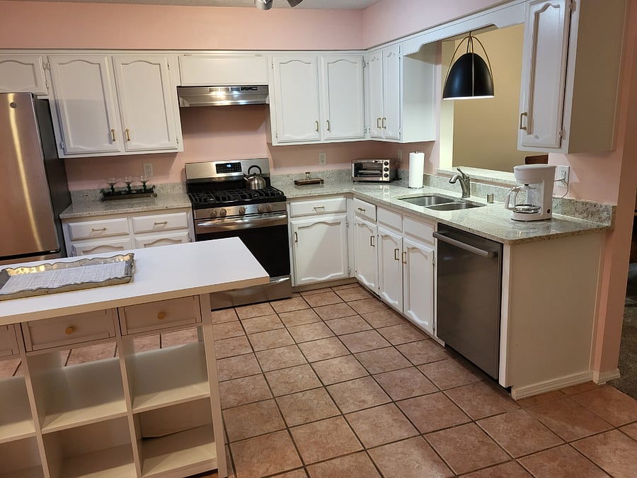 Kitchen with Granite Counter Tops