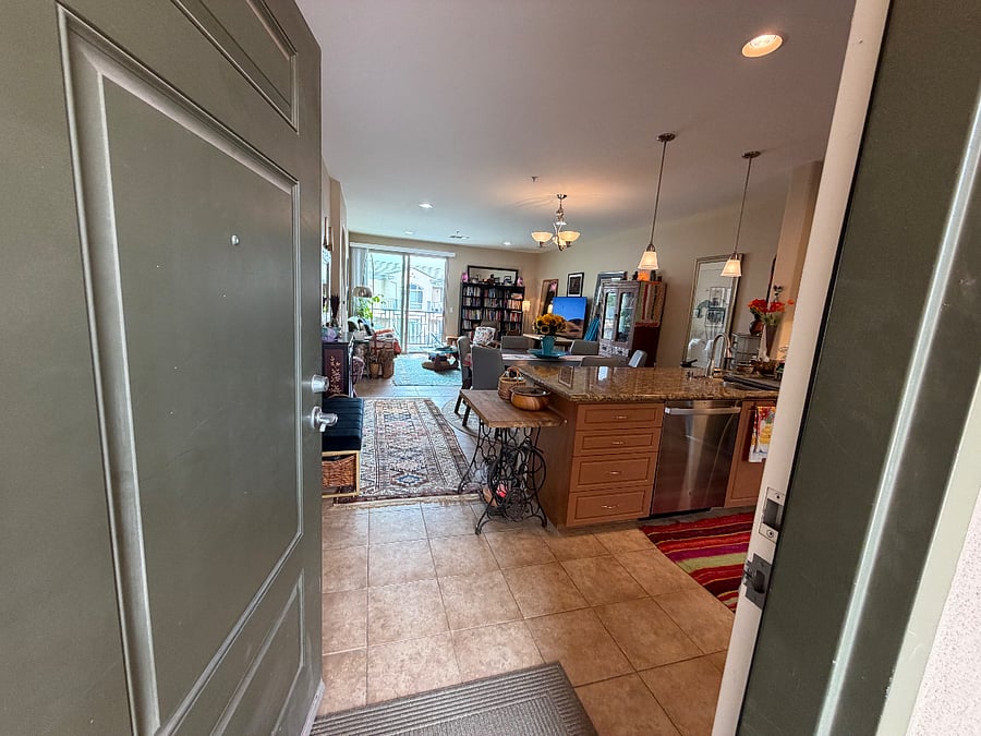 front entrance to condo.
