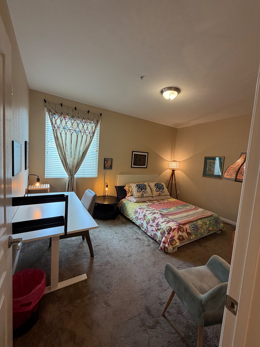 Your master suite with east facing window.