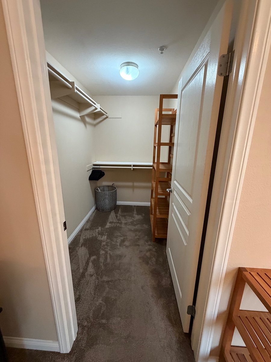 Your walk in closet
