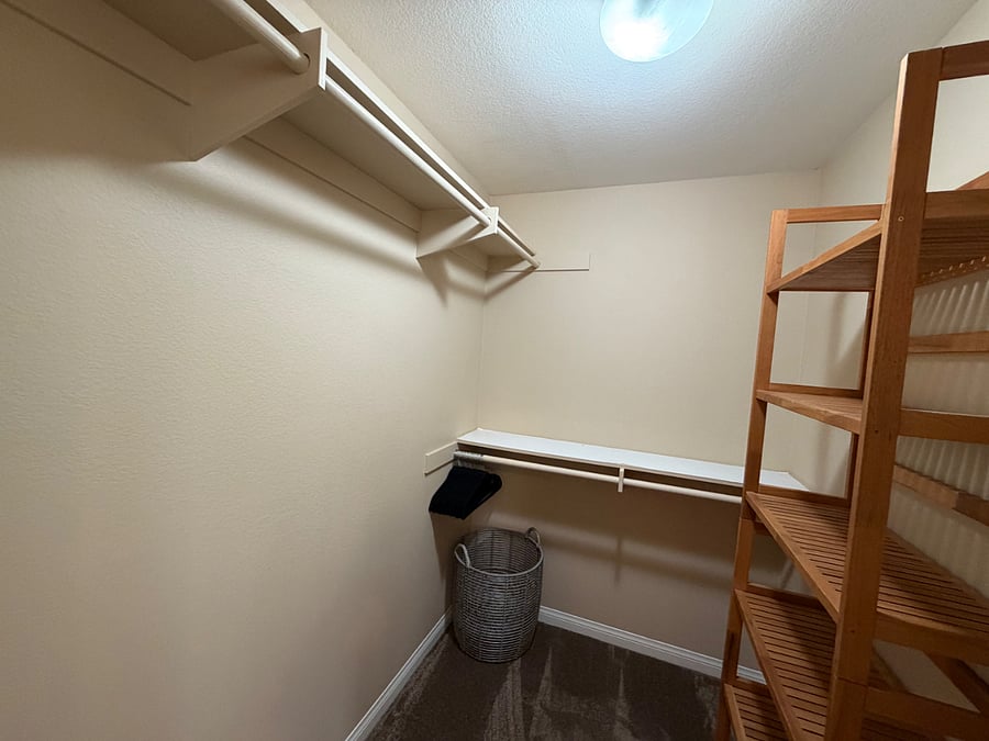 Your walk in closet