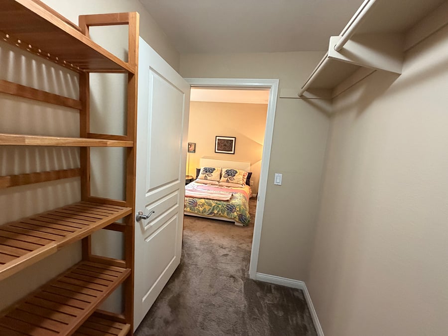 Your walk in closet