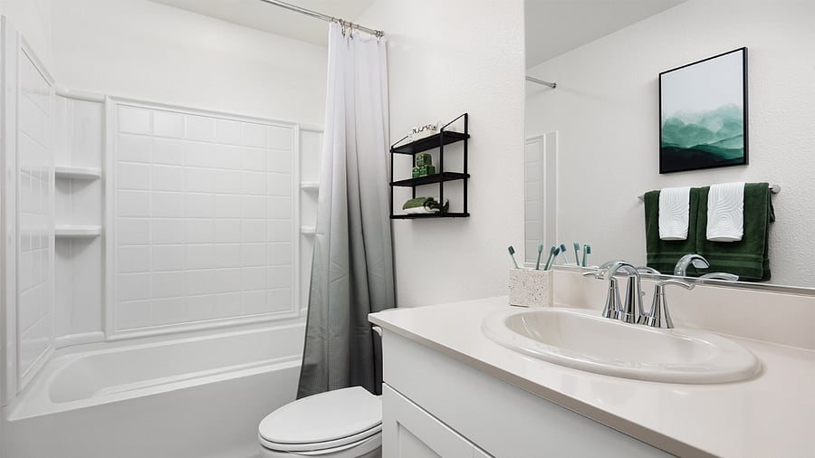 Your private full bathroom.