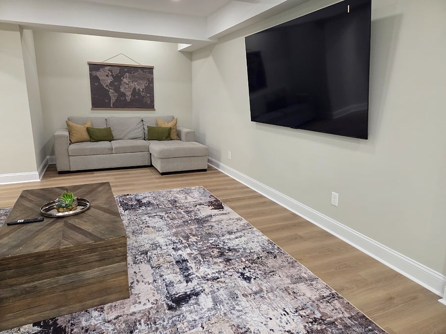 Enjoy 85 inch smart tv with subscriptions to Hulu, Disney+, HBO Max, and Netflix. 