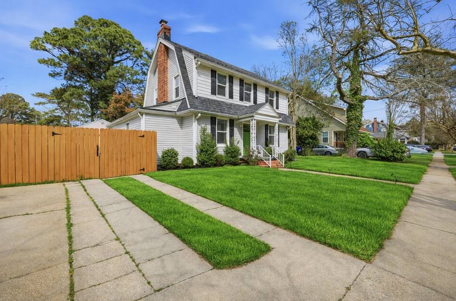 Classic curb appeal in a quiet, residential home.