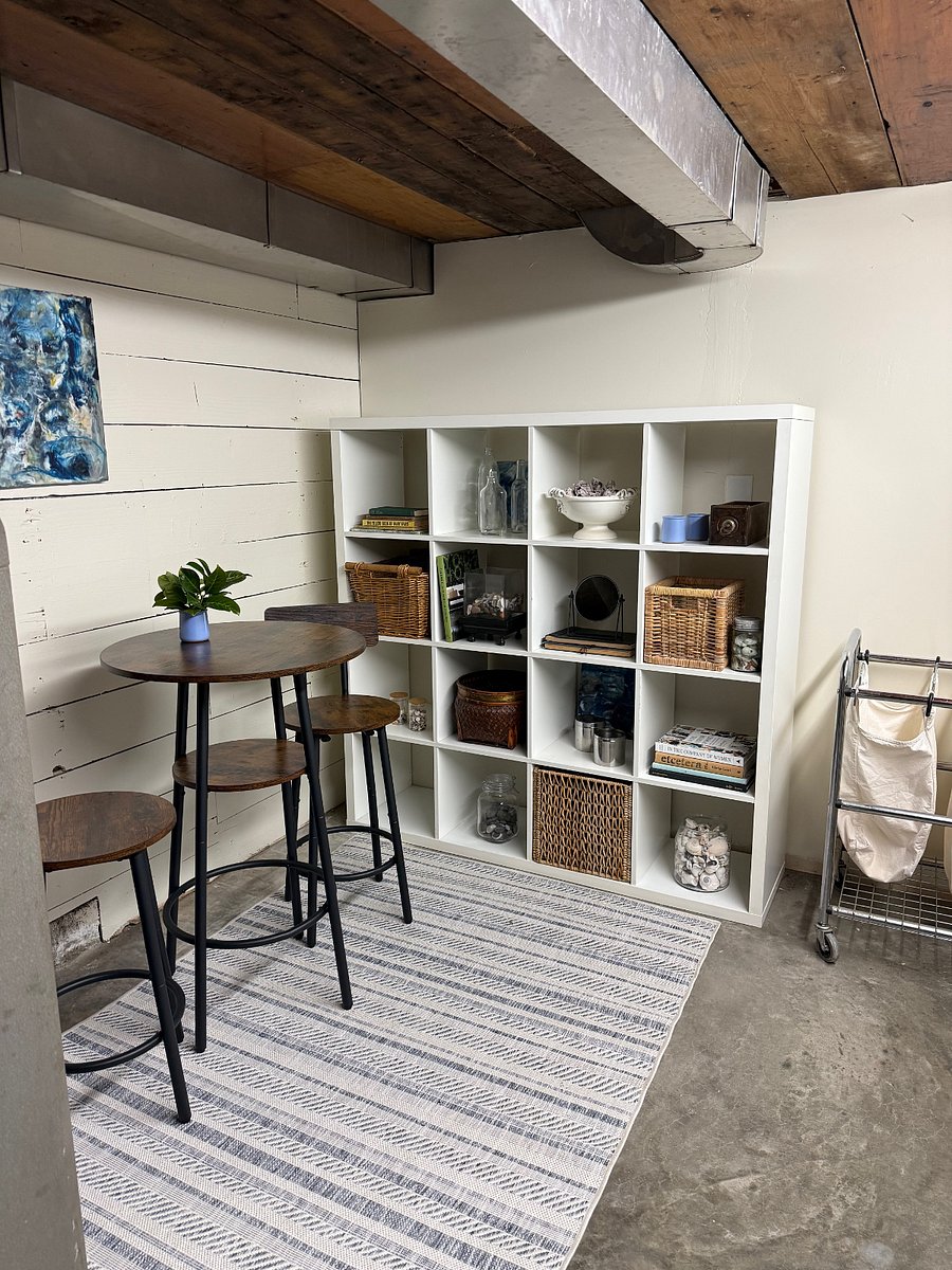 Bistro table and chairs for kitchen eating area.