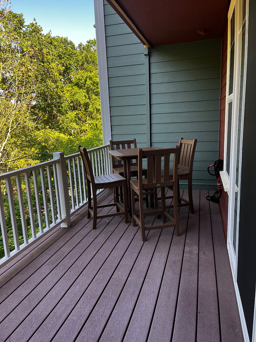 Deck off the main living area.