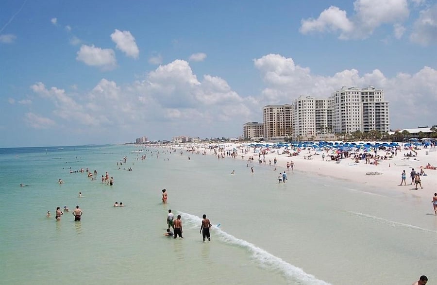 Public Clearwater beach