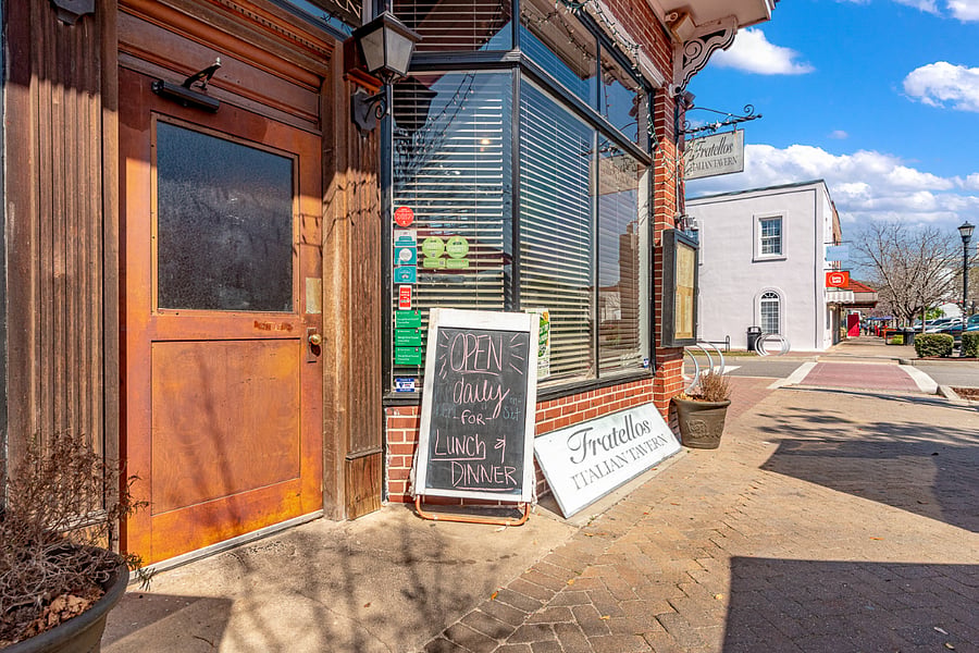 Fratellos Italian Tavern is just three blocks north of the home on O'Hear. They have an awesome old school vibe inside and we love their spaghetti with meatballs. Another unique spot that has great food and outdoor seating.