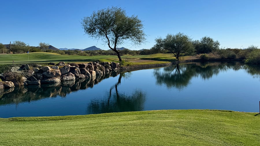 Walking view and view of Golf Course