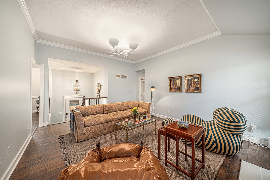 A cozy lounge with plush seating, warm tones, and soft lightingperfect for relaxing, chatting, or unwinding after a day outdoors.