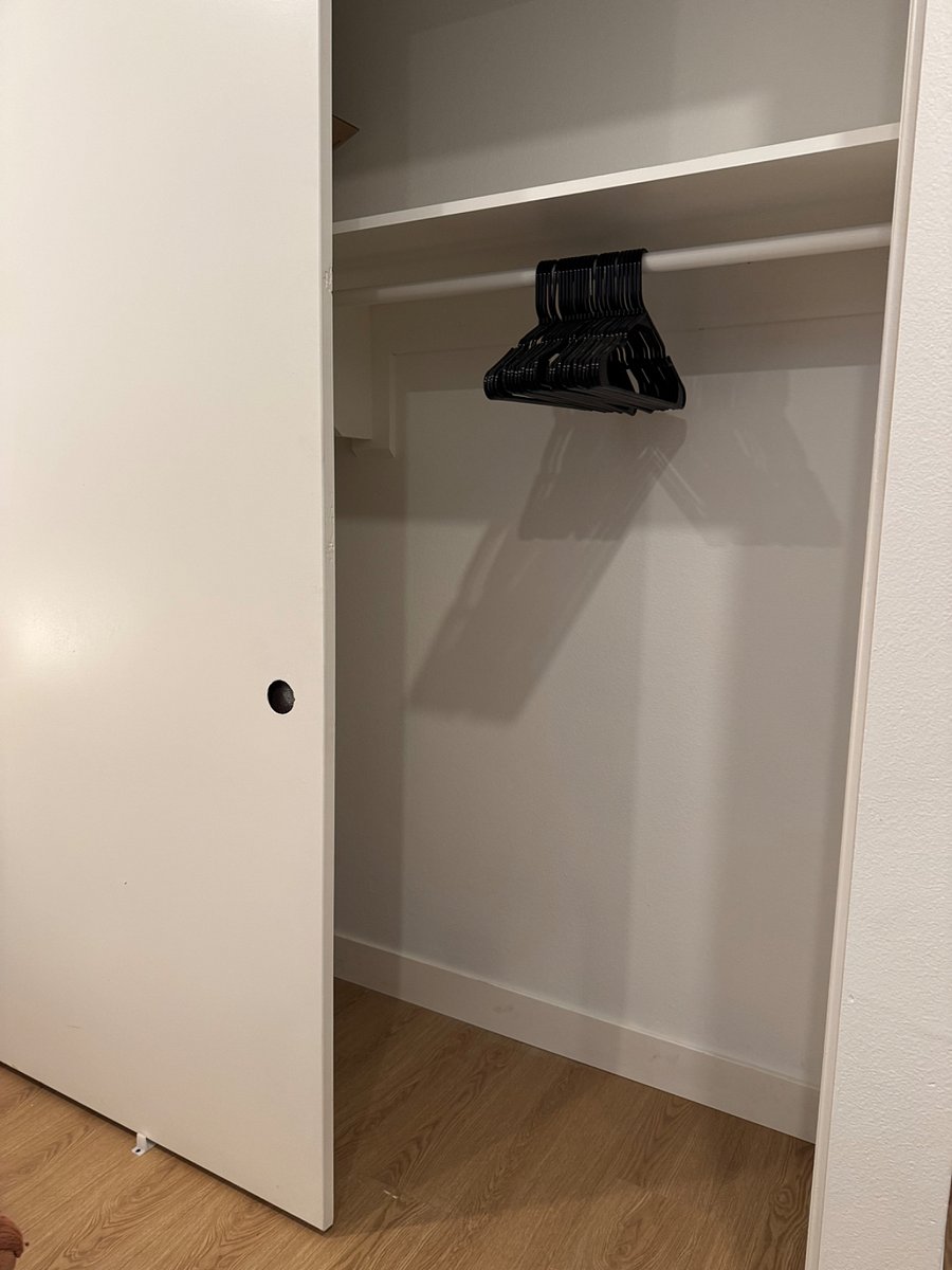 Full-size closet with generous hanging and storage space for extended stays. Bedroom 2