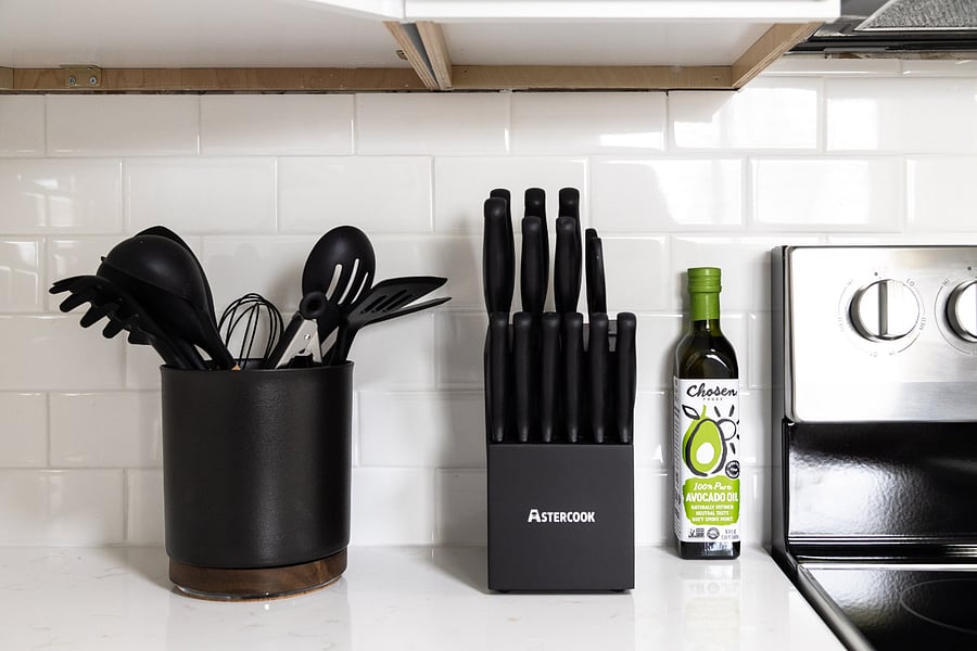 Cooking tools and knife set