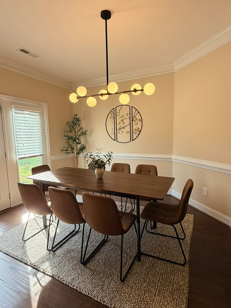 Dining table for 8
