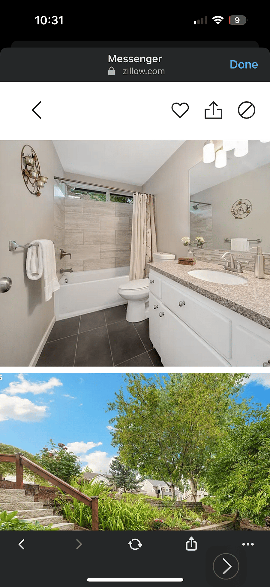 Full Bathroom with Soaking Tub (shared with one other tenant)