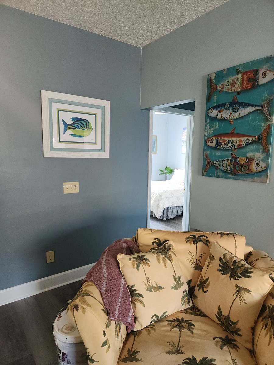 Living Room to back bedroom and bath