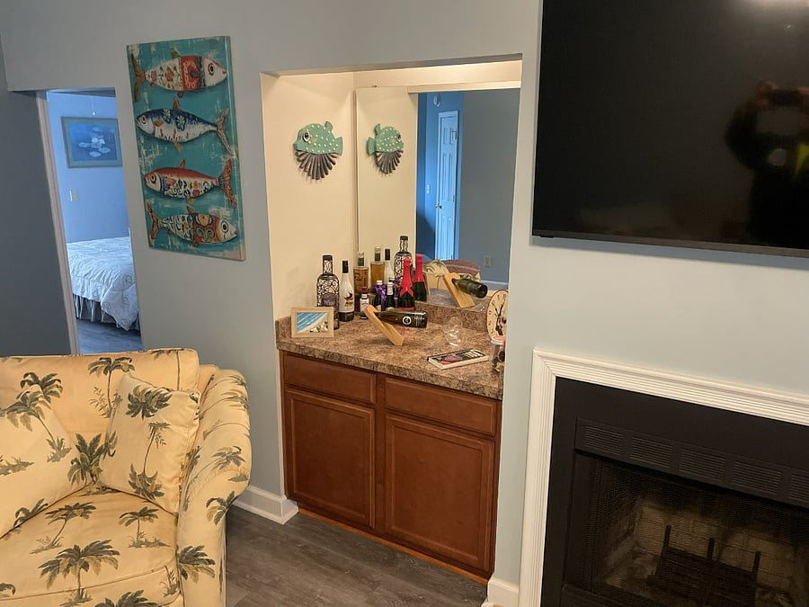 Bar in Living Room